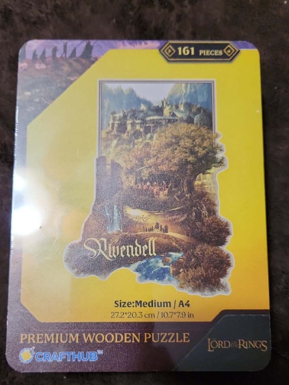 Rivendell Premium Wooden Puzzle - Yellow